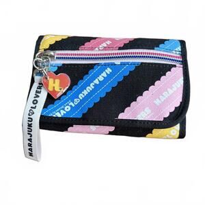 Y2K Harajuku Lovers Wallet Trifold Gwen Stefani Charm Kawaii